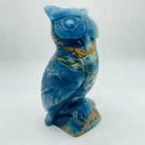 High Quality Blue Onyx Owl Carving -Wholesale Crystals