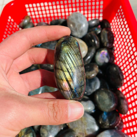 High Quality Dark Labradorite Tumbled Wholesale -Wholesale Crystals