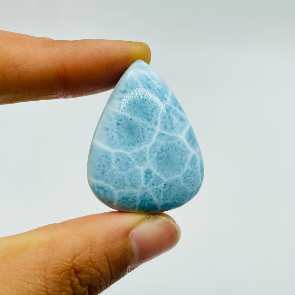 High Quality Dominican Republic Larimar Waterdrop Shape Diy Pendant -Wholesale Crystals