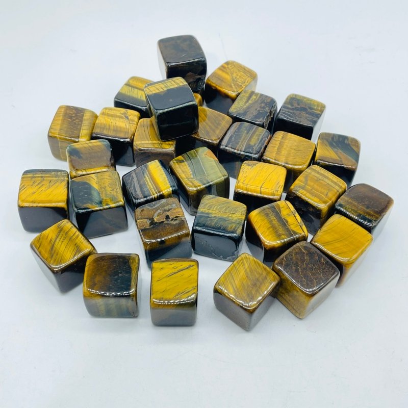 High Quality Gold Tiger Eye Cube Tumbled Wholesale -Wholesale Crystals