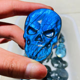 High Quality Labradorite Skull Carving Crystal Wholesale -Wholesale Crystals