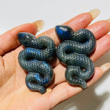 High Quality Labradorite Snake Carving Crystal Wholesale -Wholesale Crystals