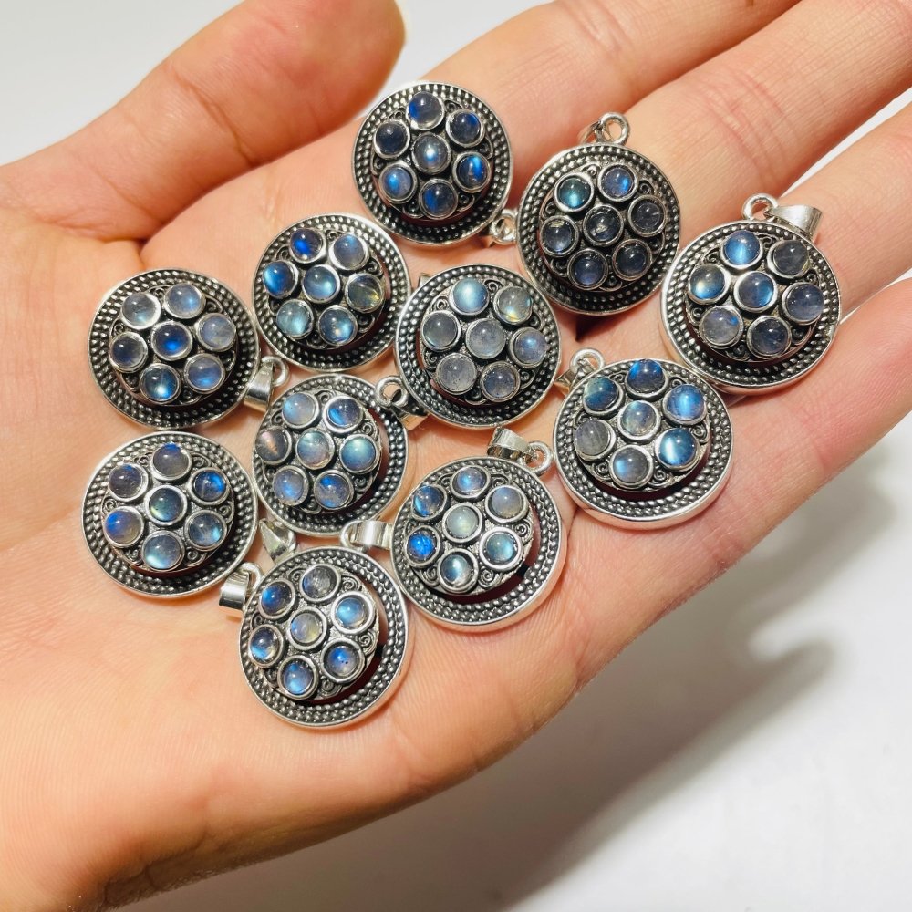 High Quality Labradorite Spin Turntable Pendant Wholesale -Wholesale Crystals