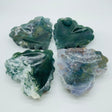 High Quality Moss Agate Heart Shallow Bowl Carving Wholesale -Wholesale Crystals