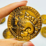 High Quality Tiger Eye Twelve Constellations Carving Wholesale -Wholesale Crystals