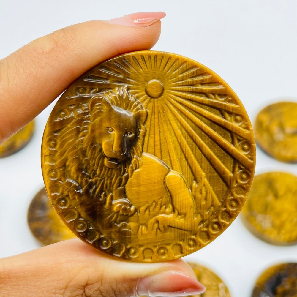 High Quality Tiger Eye Twelve Constellations Carving Wholesale -Wholesale Crystals