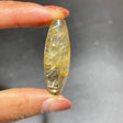 High Quality Titanium Rutile Barrel Bead DIY Pendant -Wholesale Crystals