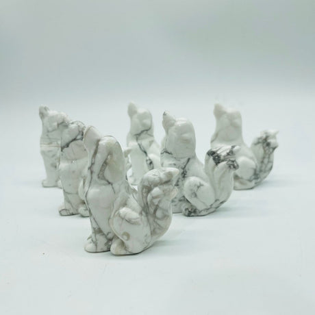 Howlite Cute Dog Carving Wholesale -Wholesale Crystals