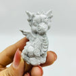 Howlite Garden Baby Dragon Carving Wholesale -Wholesale Crystals