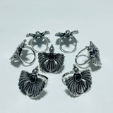 Hypersthene Stone Feather Ring Wholesale -Wholesale Crystals