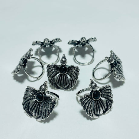 Hypersthene Stone Feather Ring Wholesale -Wholesale Crystals