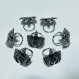 Hypersthene Stone Feather Ring Wholesale -Wholesale Crystals