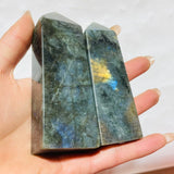 Labradorite Four - Sided Tower Point Wholesale - Wholesale Crystals