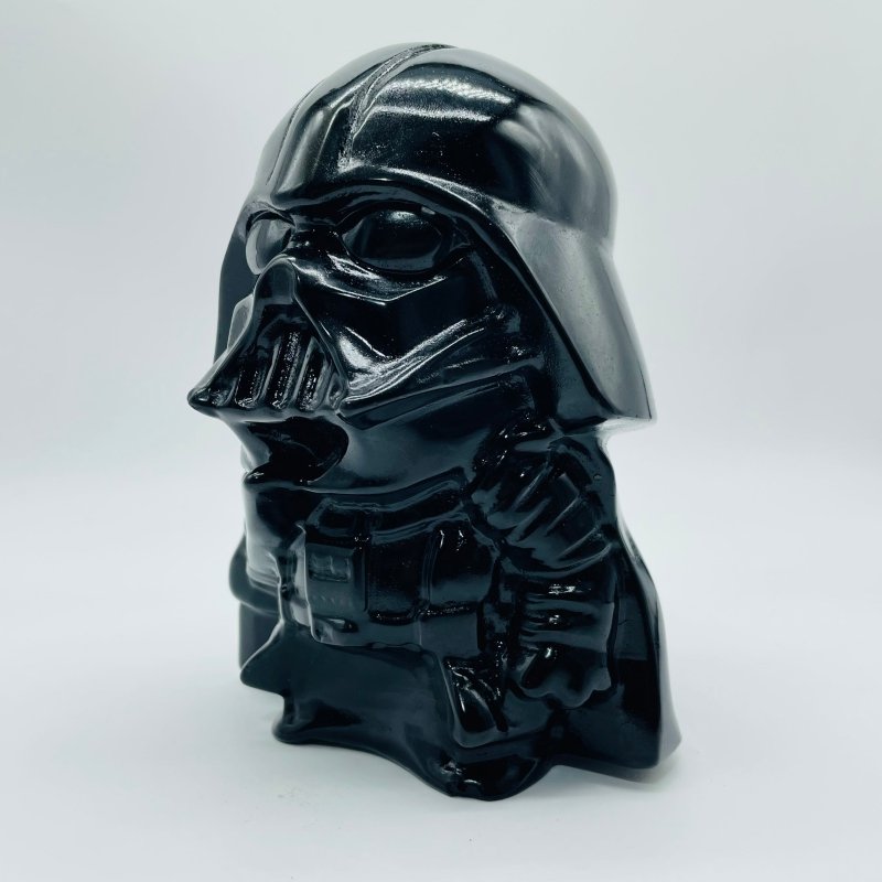 Large Black Obsidian Darth Vader Carving Wholesale -Wholesale Crystals