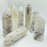 Large Black Tourmaline Quartz Point Crystal Tower Wholesale -Wholesale Crystals