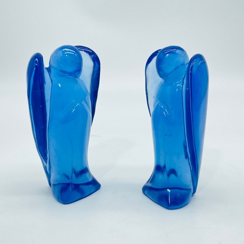 Large Blue Opalite Angel Carving Wholesale -Wholesale Crystals