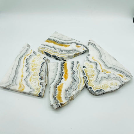 Large Grey Yellow Calcite Slab Wholesale -Wholesale Crystals