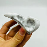 Large Howlite Crow Skull Carving Wholesale -Wholesale Crystals