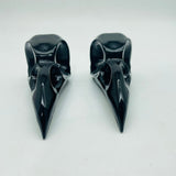 Large Obsidian Crow Skull Carving Wholesale -Wholesale Crystals