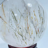 Large Rare Clear Quartz With Mica High Quality Sphere - Wholesale Crystals