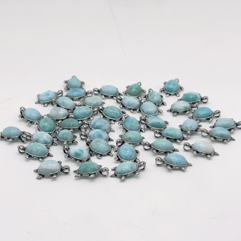 Larimar Mini Turtle Pendant Crystal Wholesale - Wholesale Crystals