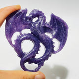 Lepidolite Flying Dragon Carving Wholesale -Wholesale Crystals