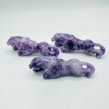 Lepidolite Jaguar Panthera Onca Carving Wholesale -Wholesale Crystals