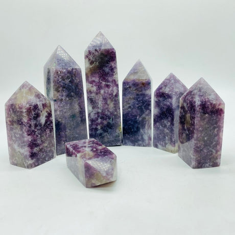 Lepidolite Mixed Quartz Points Wholesale Closeout -Wholesale Crystals