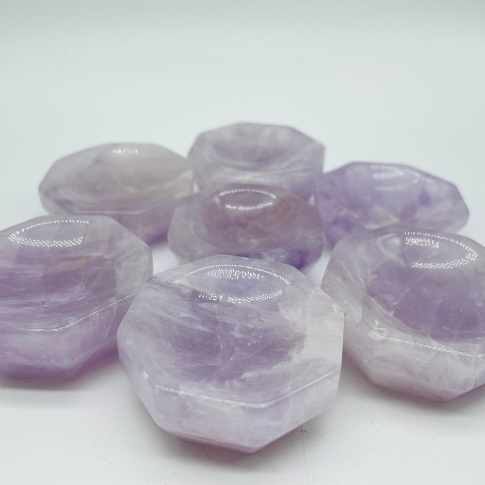 Light Purple Amethyst Six Side Shallow Bowl Wholesale -Wholesale Crystals