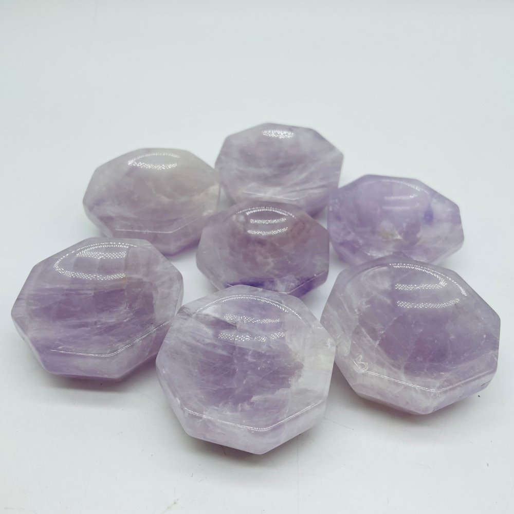 Light Purple Amethyst Six Side Shallow Bowl Wholesale -Wholesale Crystals