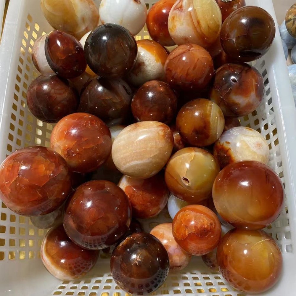 Madagascar Carnelian agate ball wholesale -Wholesale Crystals