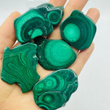 Malachite Small Free Form Slab Wholesale -Wholesale Crystals