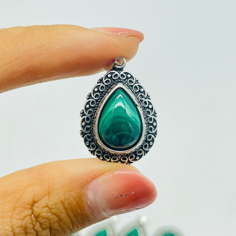 Malachite Teardrop Shape Pendant Wholesale -Wholesale Crystals