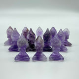 Mini Amethyst Yoga Goddess Female Carving Wholesale -Wholesale Crystals