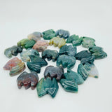 Mini Bat Moss Agate Carving Wholesale -Wholesale Crystals