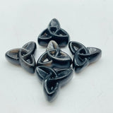 Mini Black Obsidian Triangle Circle Wholesale - Wholesale Crystals