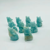Mini Caribbean Calcite Wolf Carving Wholesale -Wholesale Crystals
