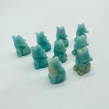 Mini Caribbean Calcite Wolf Carving Wholesale -Wholesale Crystals