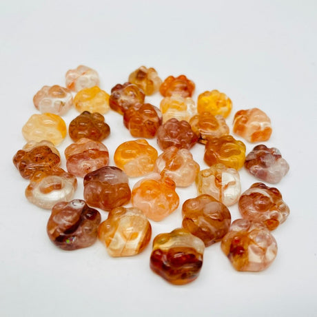 Mini Cat Paw Fire Quartz Carving Wholesale -Wholesale Crystals