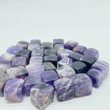 Mini Chevron Amethyst Cube Tumbled Wholesale -Wholesale Crystals