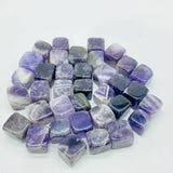 Mini Chevron Amethyst Cube Tumbled Wholesale -Wholesale Crystals