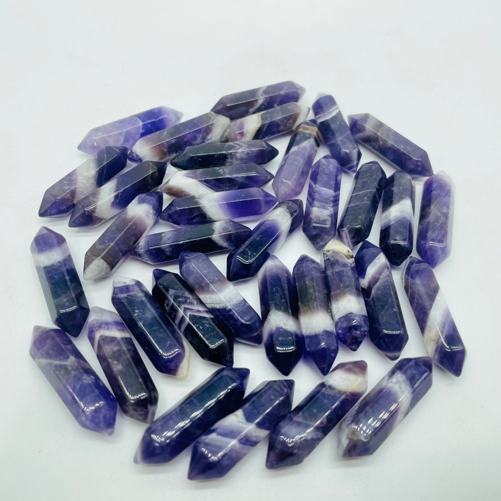Mini Chevron Amethyst Double Point DIY Pendant Wholesale -Wholesale Crystals