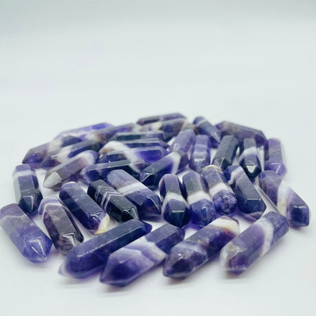 Mini Chevron Amethyst Double Point DIY Pendant Wholesale -Wholesale Crystals
