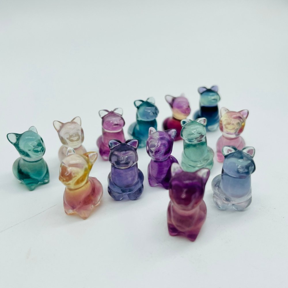 Mini Colorful Fluorite Sheep Carving Wholesale -Wholesale Crystals
