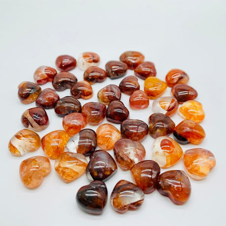 Mini Fire Quartz Heart DIY Pendant Wholesale -Wholesale Crystals