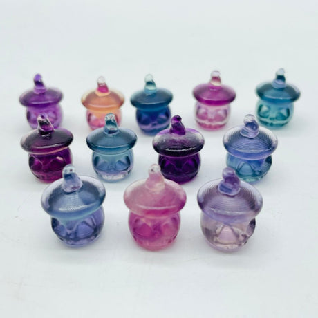Mini Fluorite Pumpkin Wizard Carving Wholesale -Wholesale Crystals