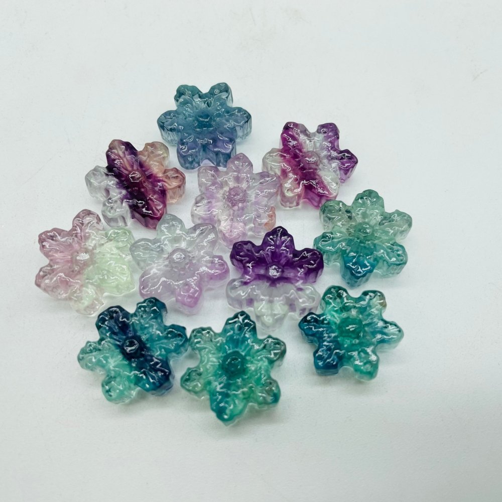 Mini Fluorite Snowflake Carving Wholesale -Wholesale Crystals