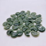 Mini Green Rutile Moon DIY Pendant Wholesale -Wholesale Crystals