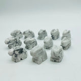 Mini Howlite Rabbit Carving Wholesale -Wholesale Crystals