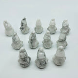 Mini Howlite Snowman Carving Wholesale -Wholesale Crystals